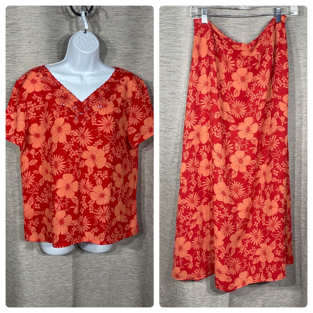 Judith Hart Collection shirt & skirt